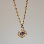 Spinel Tart 14k Pendant