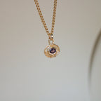 Spinel Tart 14k Pendant