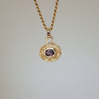 Spinel Tart 14k Pendant