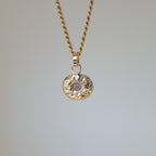 Spinel Tart 14k Pendant