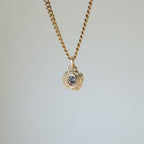 Cosmos Salt and Pepper Diamond 14k Pendant