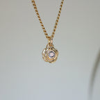 Cosmos Salt and Pepper Diamond 14k Pendant