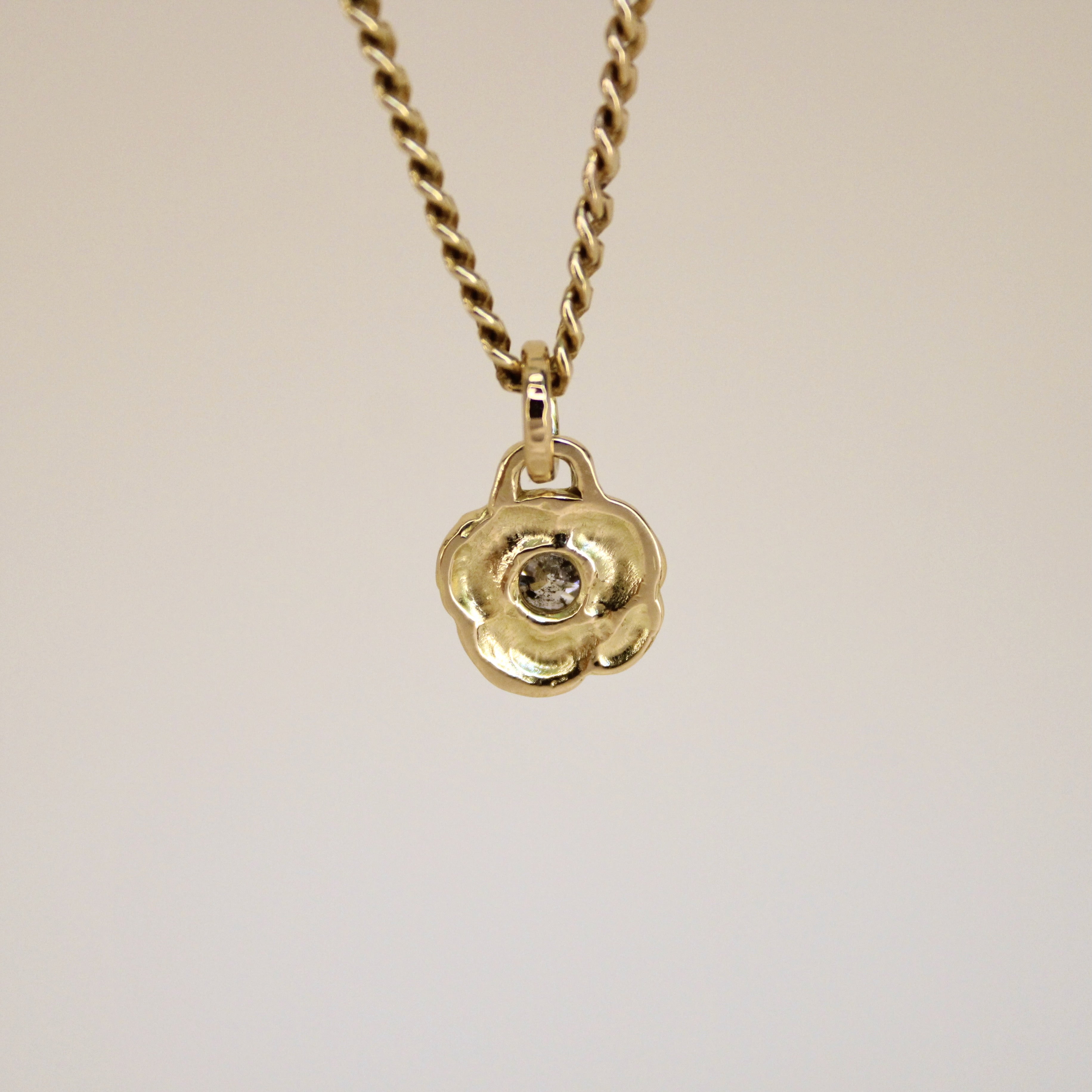 Cosmos Salt and Pepper Diamond 14k Pendant