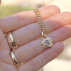 Cosmos Salt and Pepper Diamond 14k Pendant