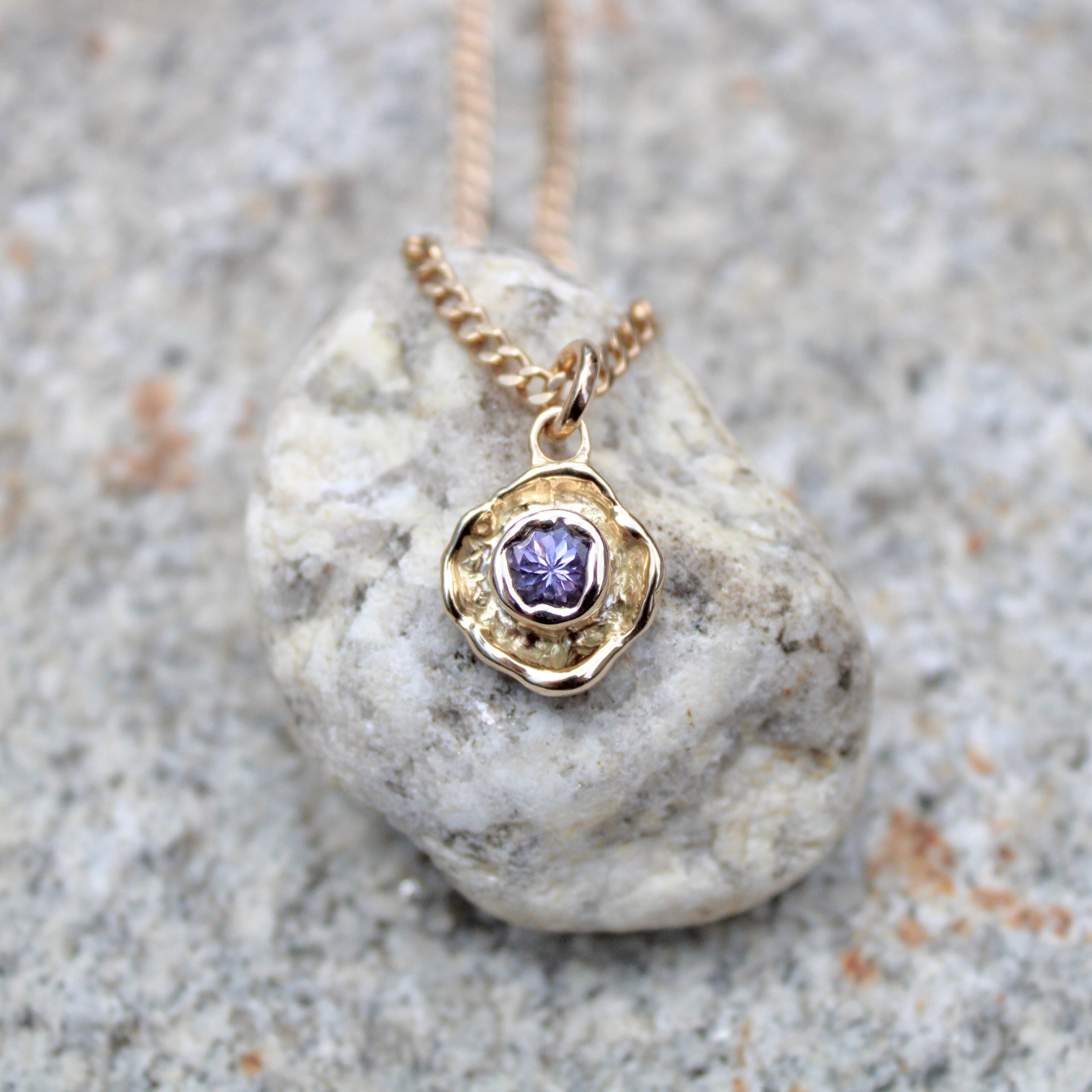 Tanzanite Tart 14k Pendant