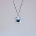 Forest Tourmaline Tart Sterling Silver Pendant
