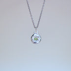 Forest Tourmaline Tart Sterling Silver Pendant