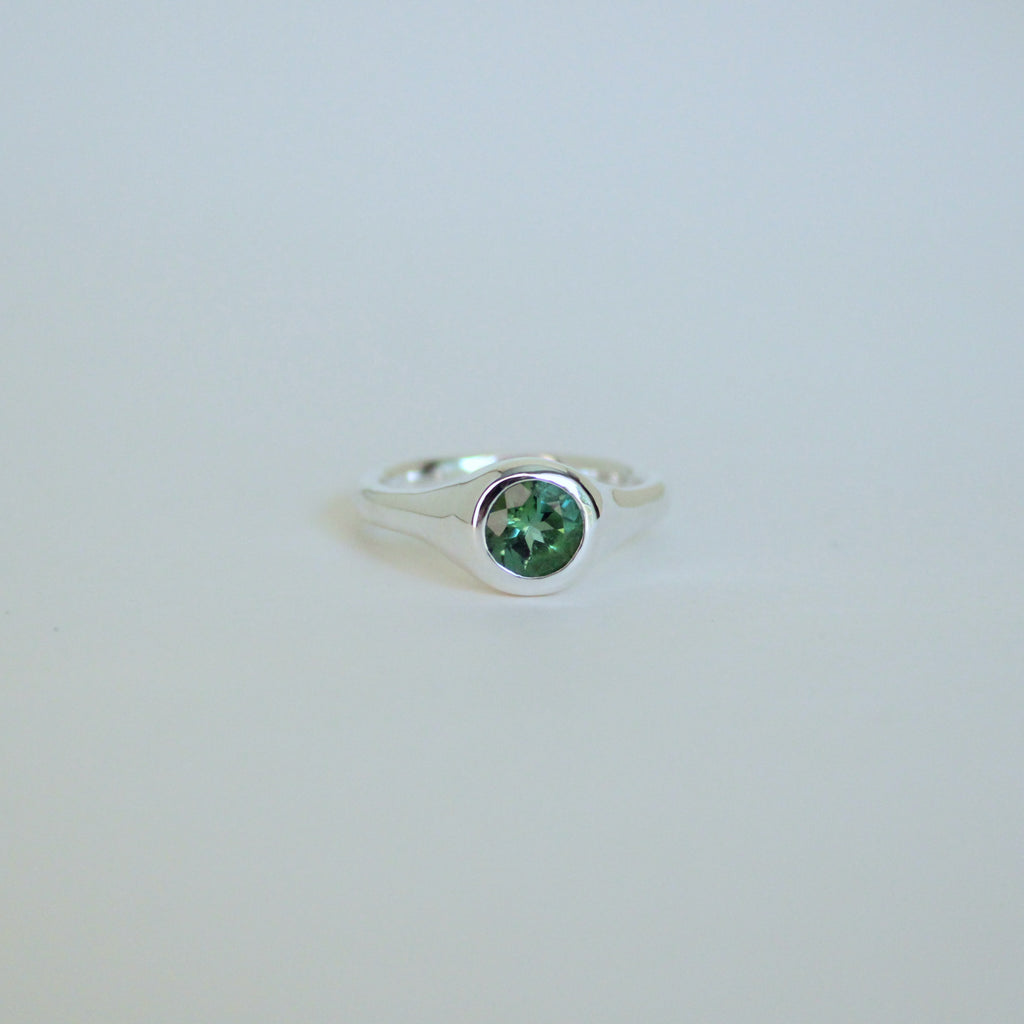 Portal Ring - Green-Blue Tourmaline
