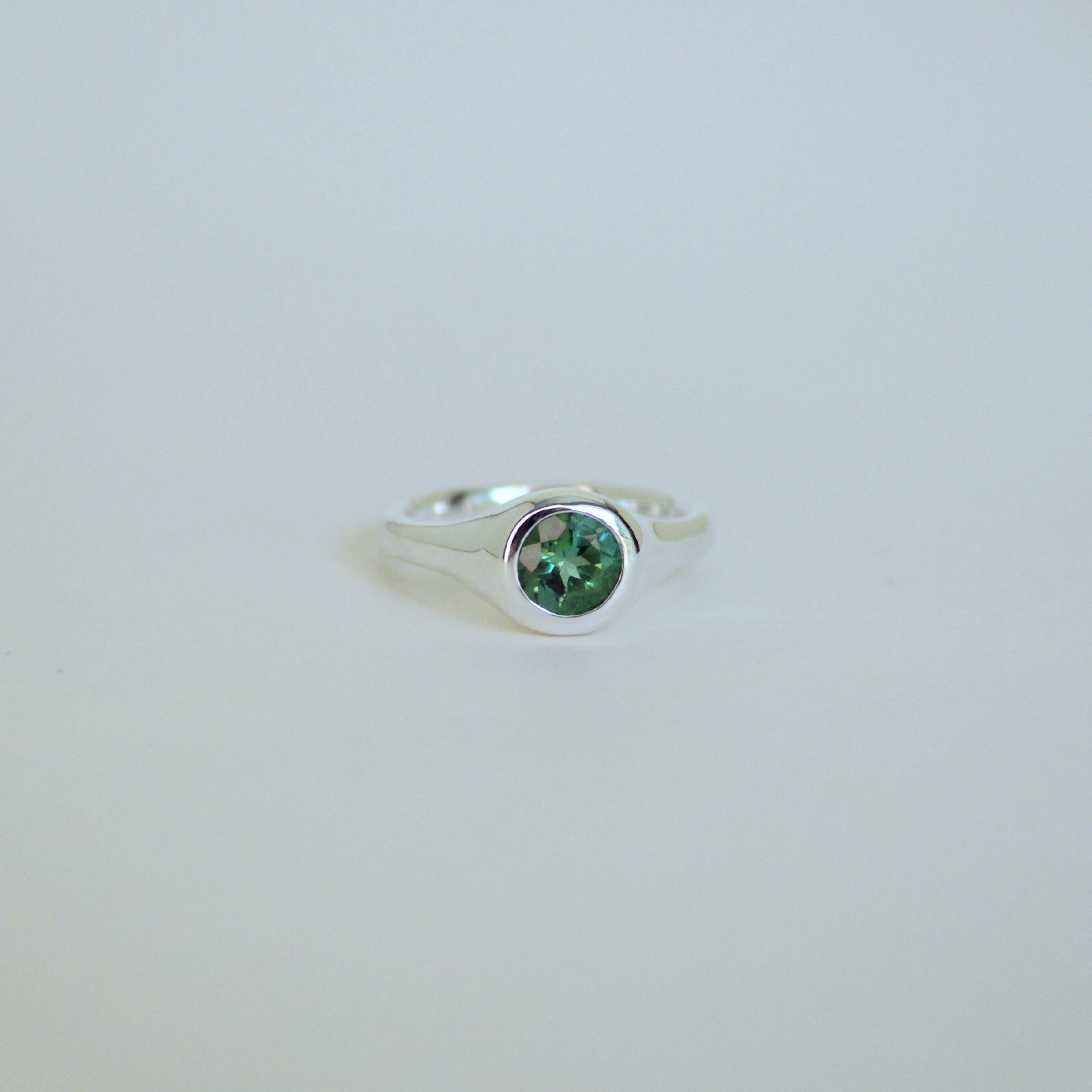 Portal Ring - Green-Blue Tourmaline