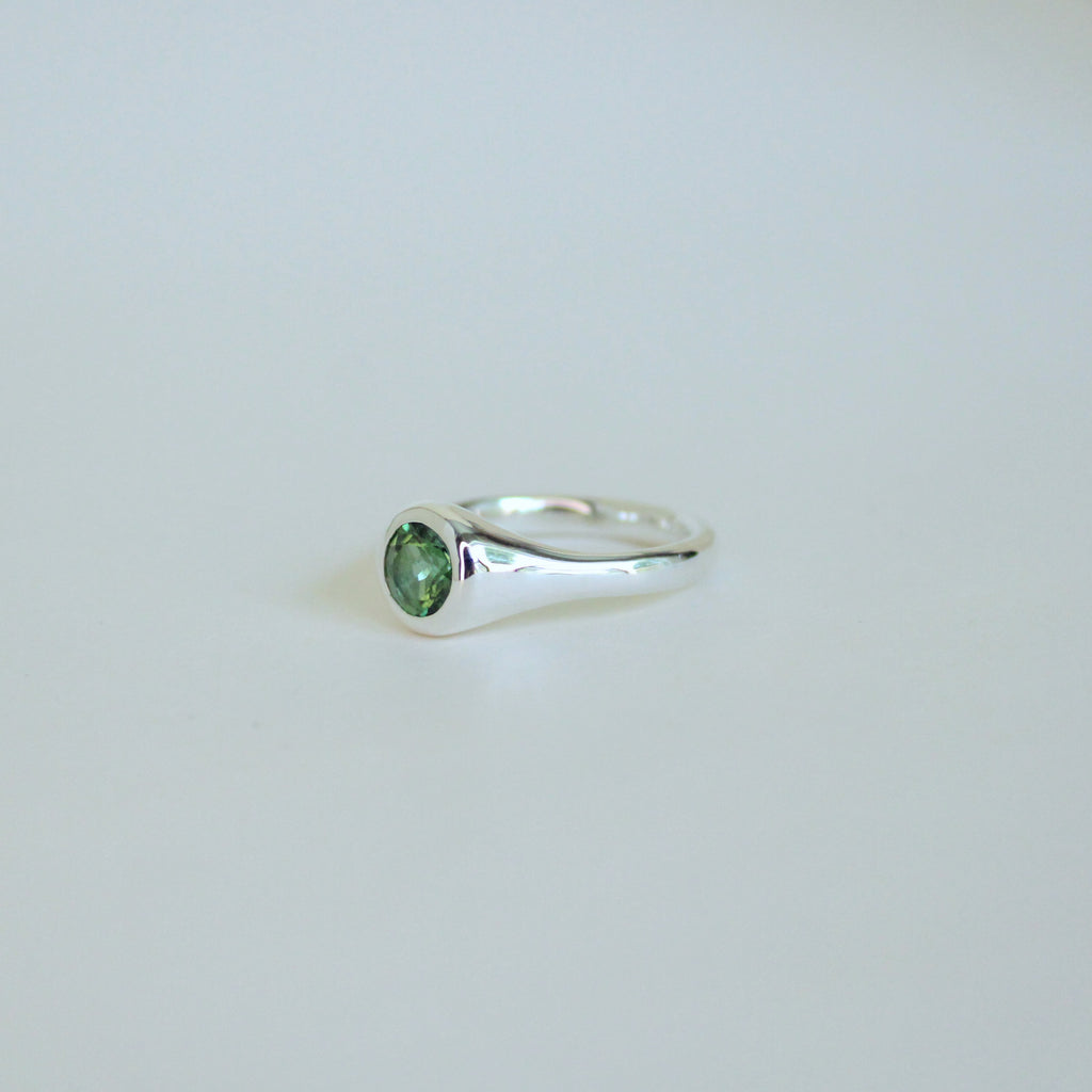 Portal Ring - Green-Blue Tourmaline