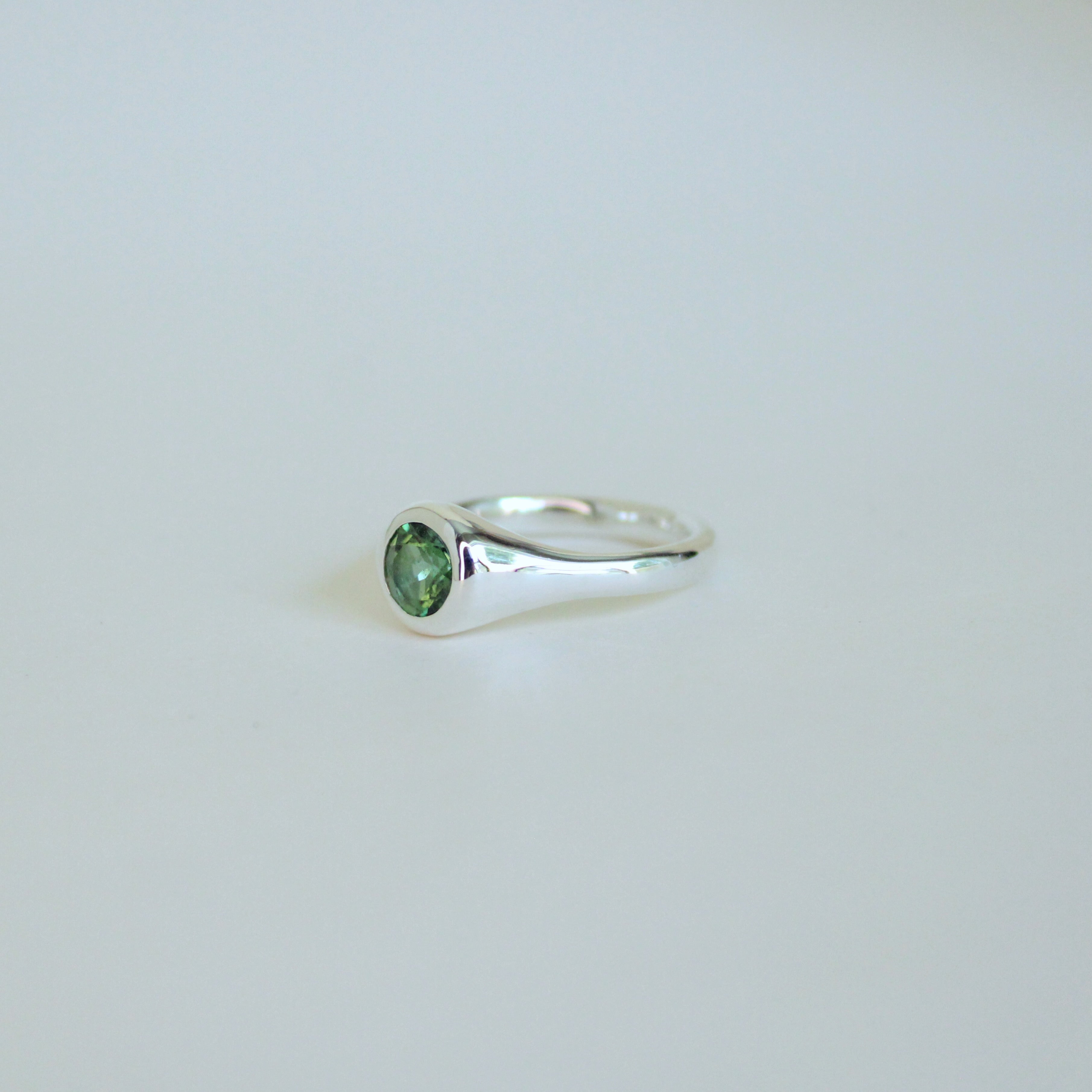 Portal Ring - Green-Blue Tourmaline