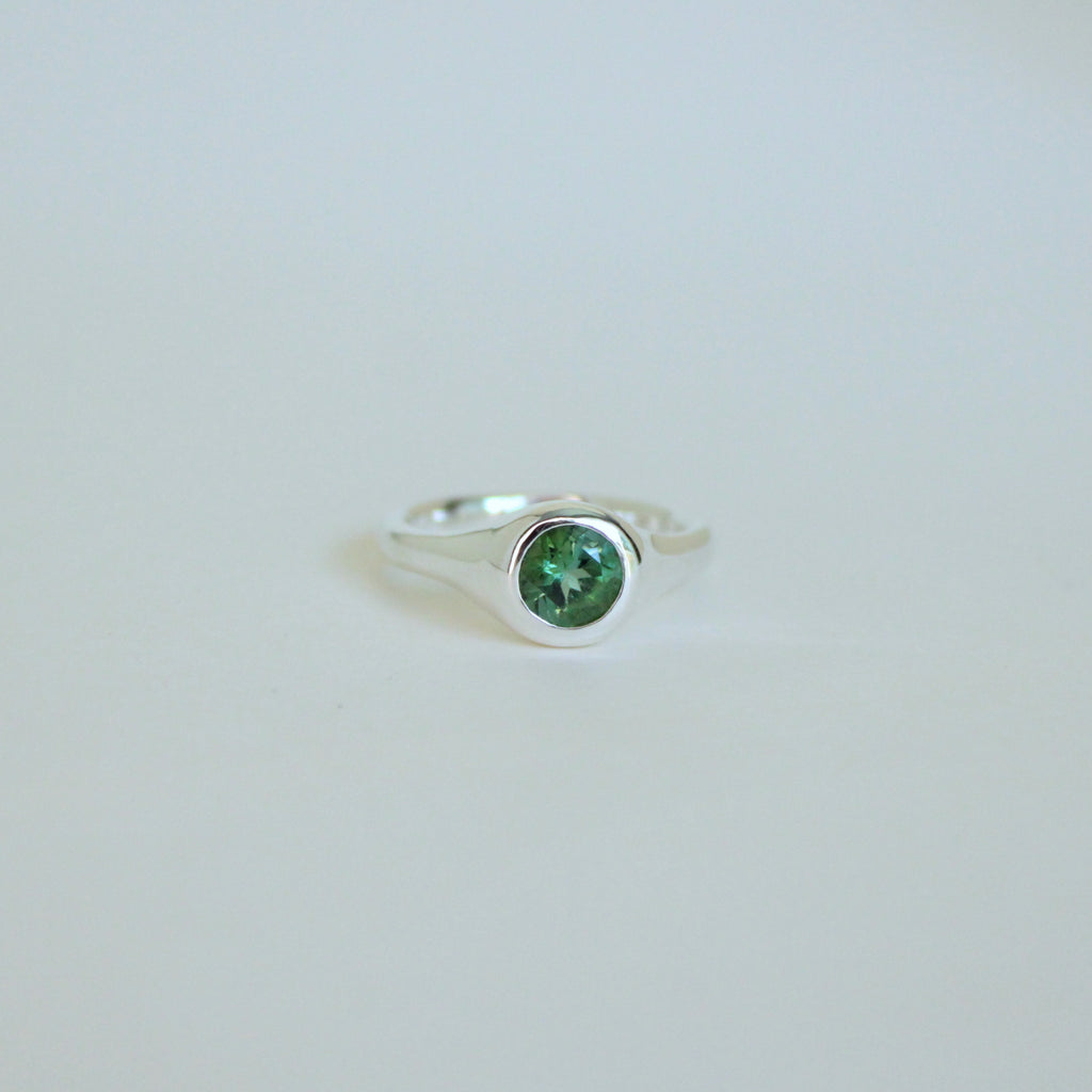 Portal Ring - Green-Blue Tourmaline