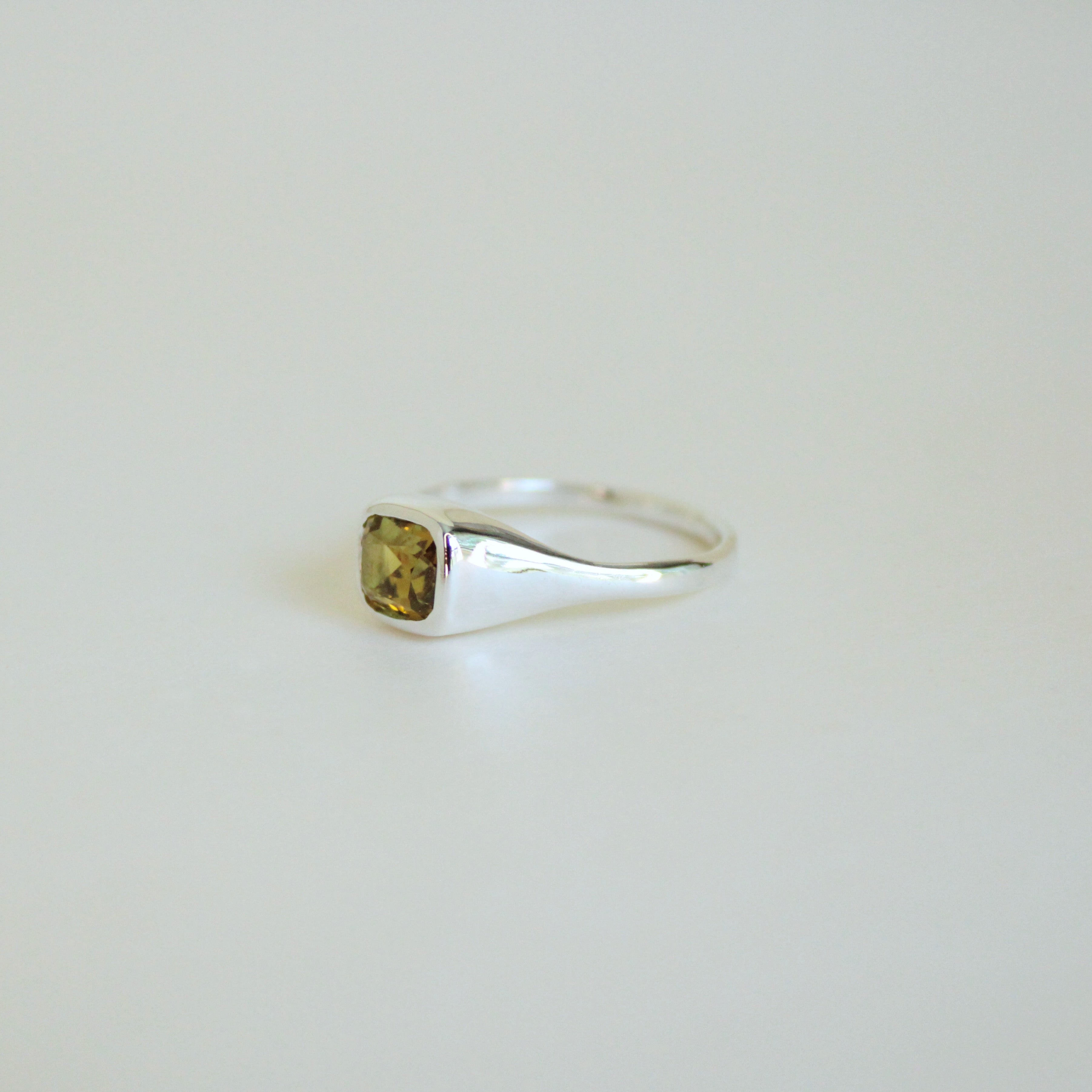 Portal Ring - Yellow Tourmaline