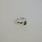 Sarn Ring Green Tourmaline - Vertical