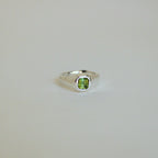 Sarn Ring Green Tourmaline - Vertical