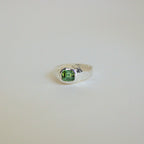 Sarn Ring Green Tourmaline - Horizontal