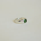 Sarn Ring Green Tourmaline - Horizontal