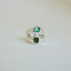 Sarn Ring Green Tourmaline - Vertical