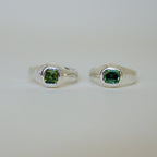 Sarn Ring Green Tourmaline - Vertical