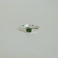 Organic Stacker Green Tourmaline Ring - 2