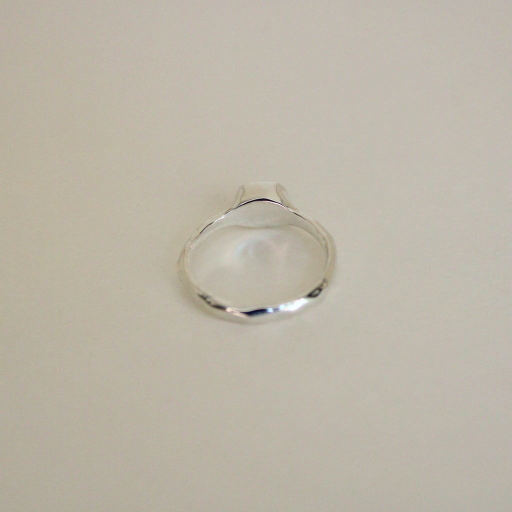 Organic Stacker Green Tourmaline Ring - 2