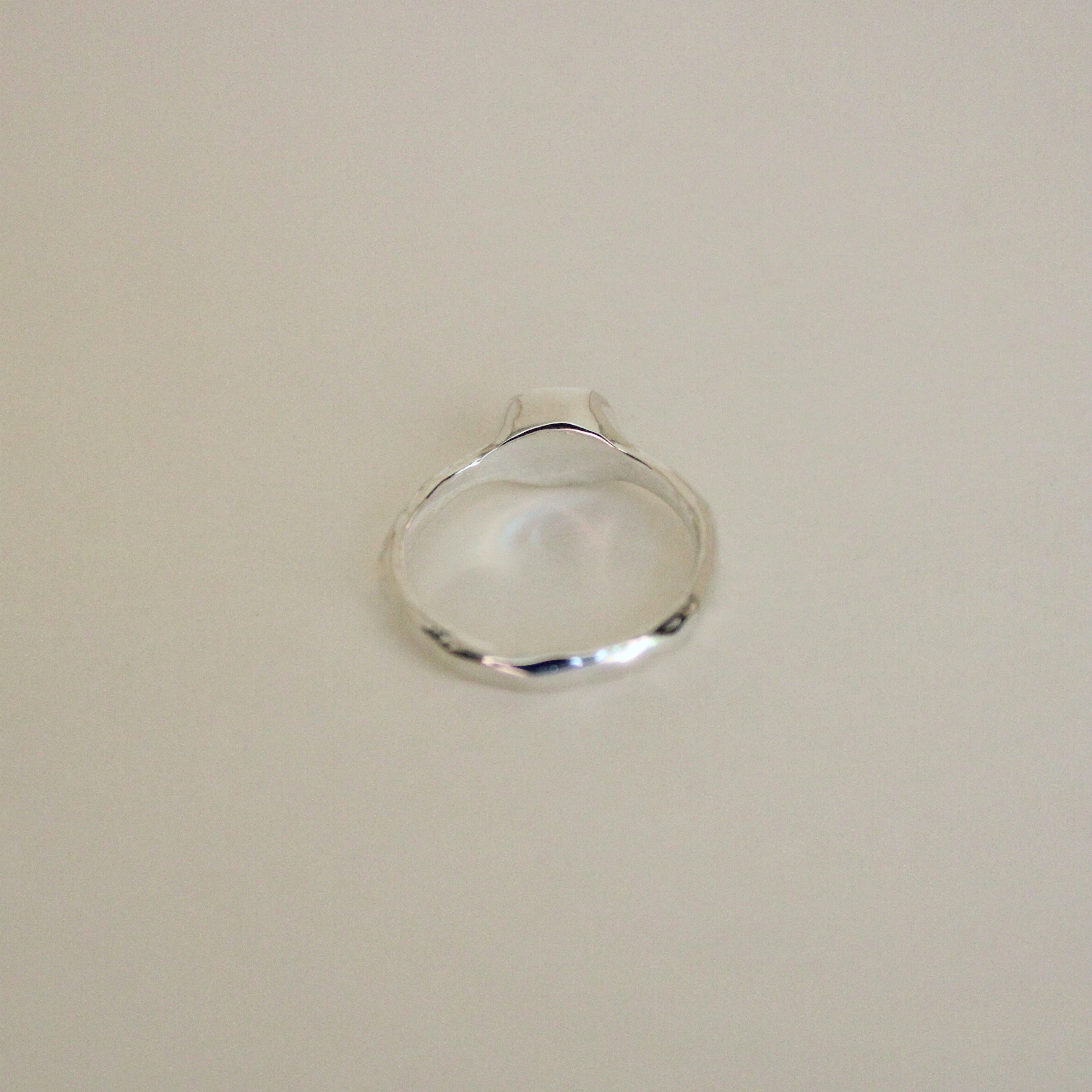 Organic Stacker Green Tourmaline Ring - 2