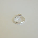 Organic Stacker Green Tourmaline Ring - 1
