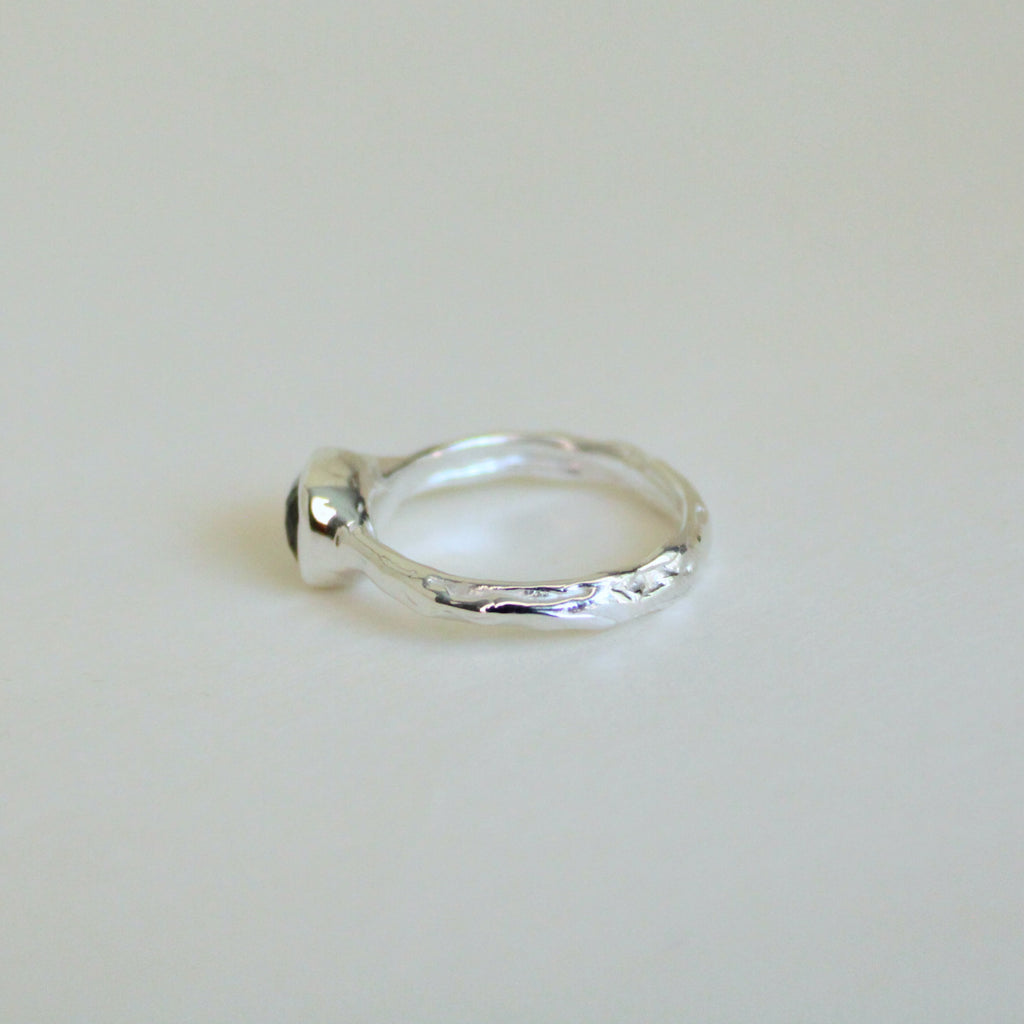 Organic Stacker Green Tourmaline Ring - 1