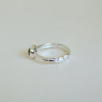 Organic Stacker Green Tourmaline Ring - 1