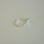 Organic Stacker Aqua Tourmaline Ring