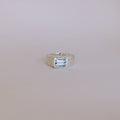 Carved Ring - Aquamarine