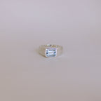 Carved Ring - Aquamarine