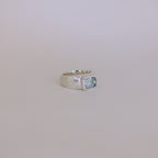 Carved Ring - Aquamarine