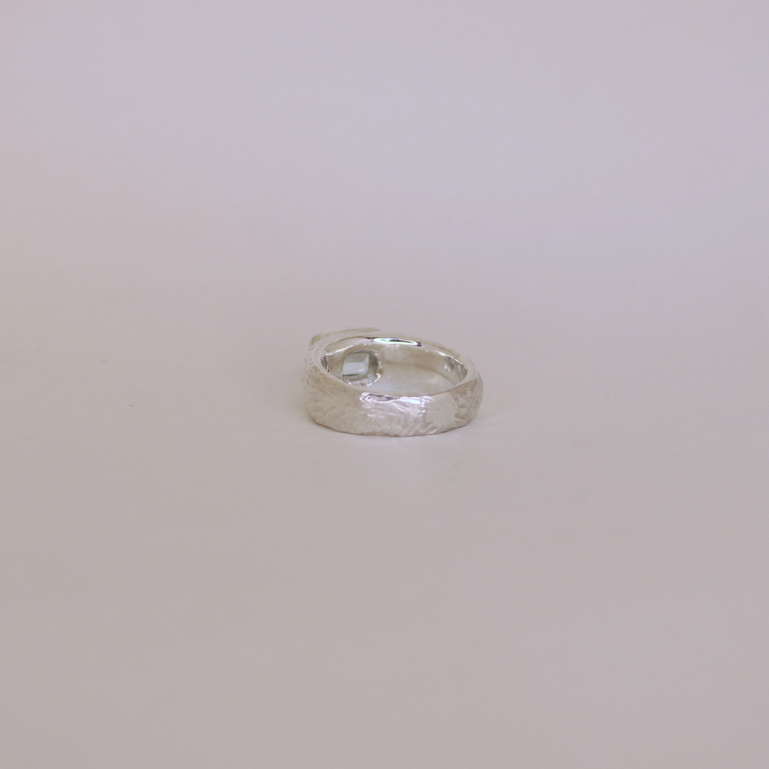 Carved Ring - Aquamarine