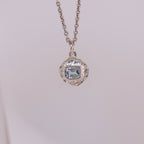 Aquamarine Tart Sterling Silver Pendant