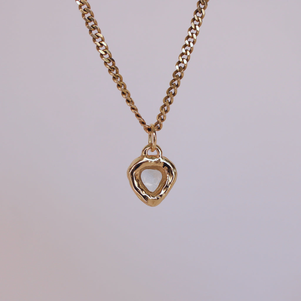 Kindra Aquamarine Pendant 14k