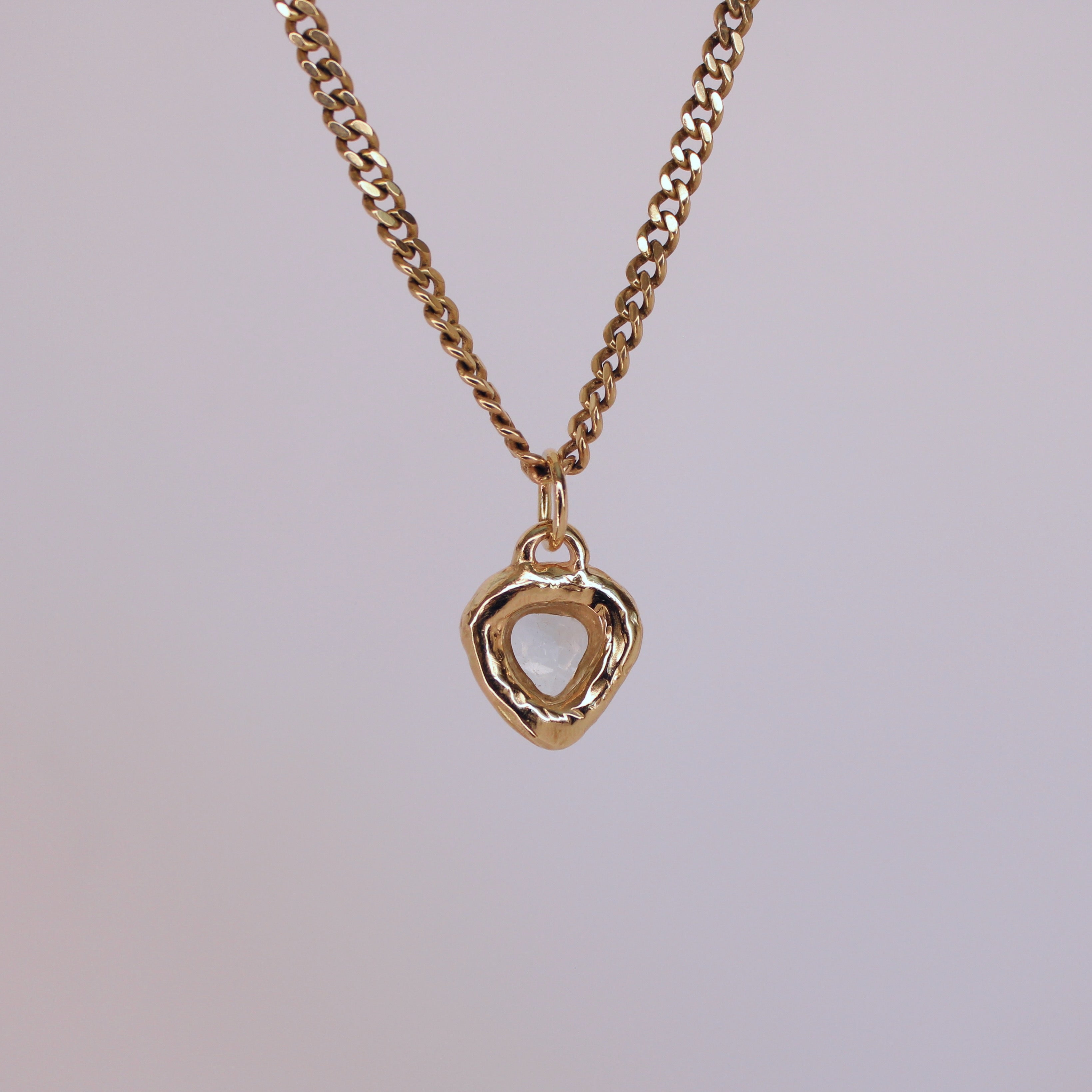 Kindra Aquamarine Pendant 14k