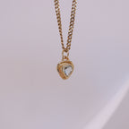 Kindra Aquamarine Pendant 14k