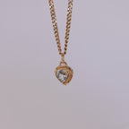 Kindra Aquamarine Pendant 14k