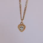 Kindra Aquamarine Pendant 14k