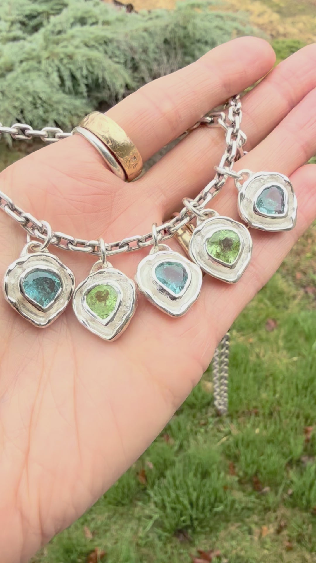 Kindra Pendant Green Tourmaline